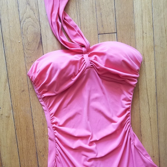 Coral pink dress - Picture 5 of 6